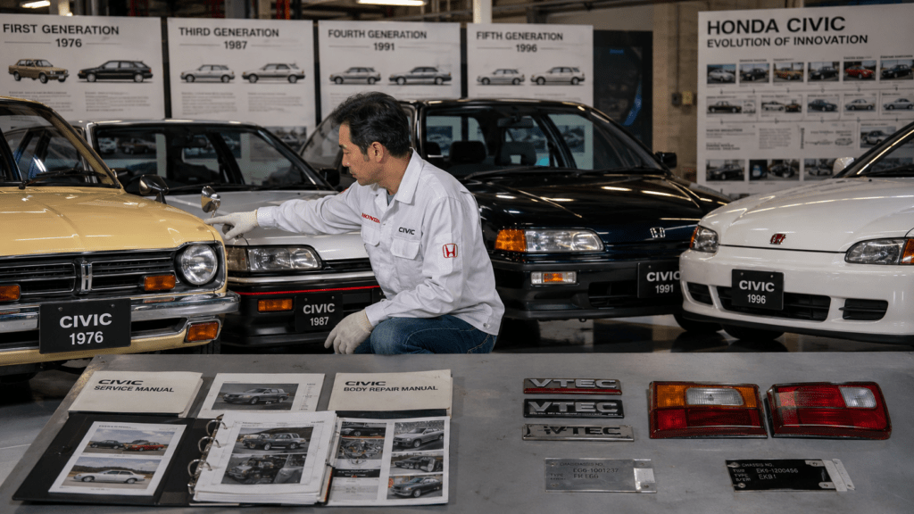 Ternyata Honda Civic Sudah 50 Tahun di Indonesia, Ini 11 Generasinya